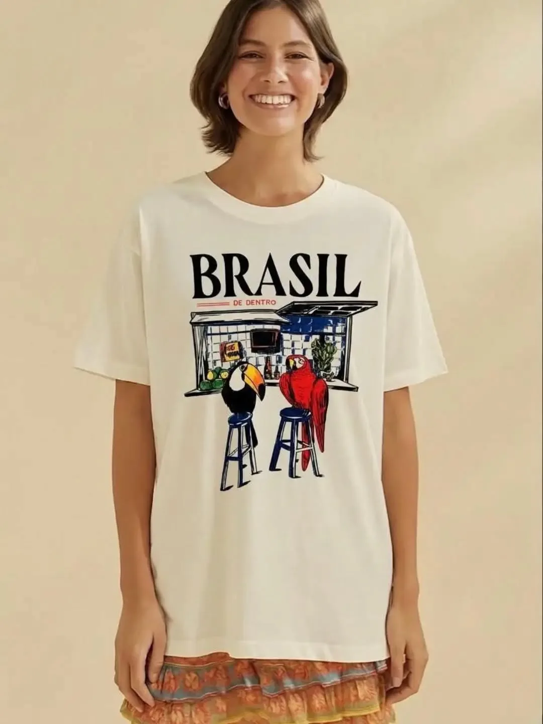 Camiseta Farm Rio Brasil de Dentro