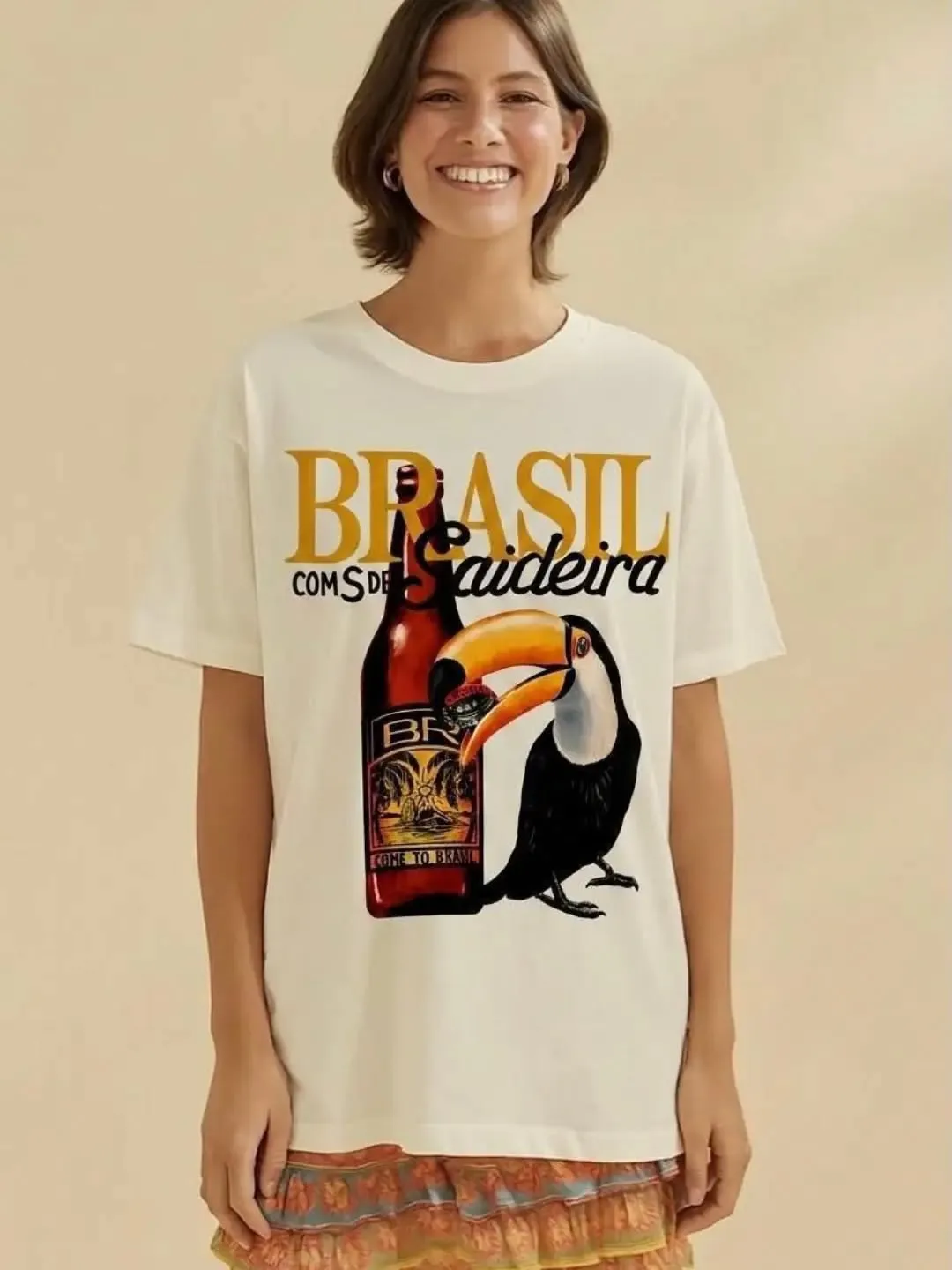 Camiseta Farm Rio Brasil Saideira