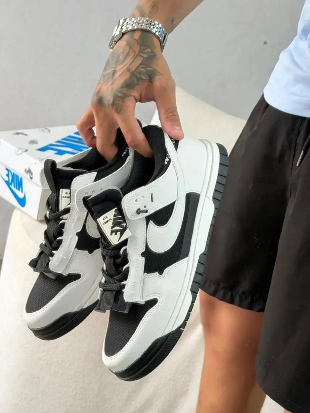 Nike Air Force Jumbo preto e branco
