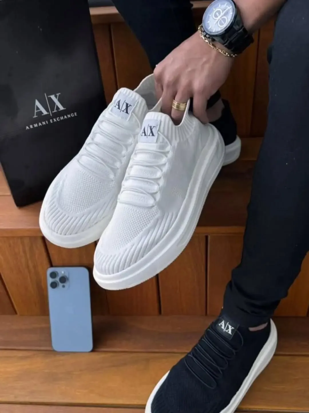Tênis Armani Exchange branco